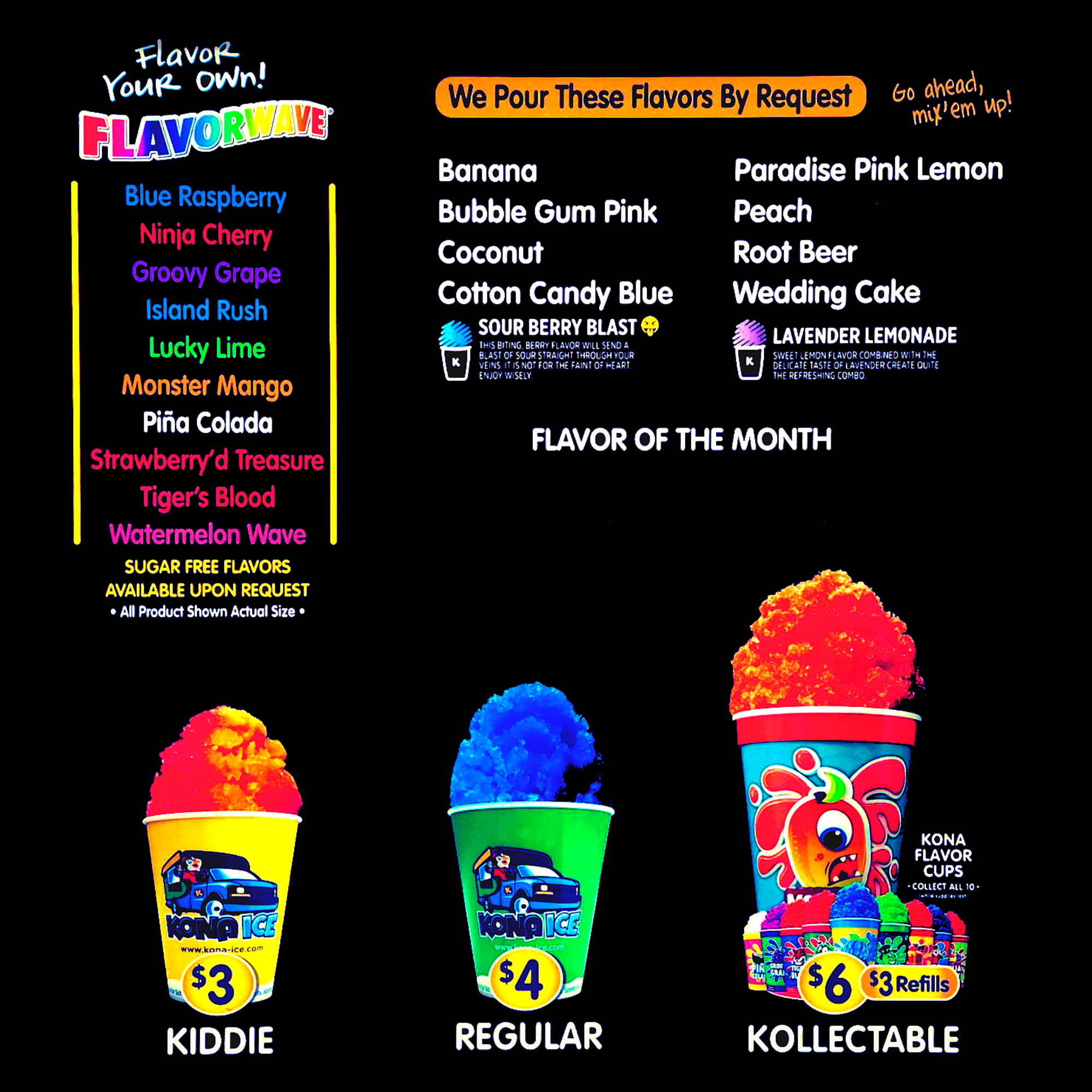 Kona-Ice-Menu